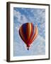 Colorful Hot Air Balloon in Sky, Albuquerque, New Mexico, USA-null-Framed Photographic Print