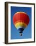 Colorful Hot Air Balloon in Sky, Albuquerque, New Mexico, USA-null-Framed Photographic Print