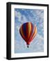 Colorful Hot Air Balloon in Sky, Albuquerque, New Mexico, USA-null-Framed Photographic Print