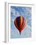 Colorful Hot Air Balloon in Sky, Albuquerque, New Mexico, USA-null-Framed Photographic Print