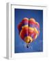 Colorful Hot Air Balloon in Sky, Albuquerque, New Mexico, USA-null-Framed Photographic Print