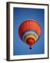 Colorful Hot Air Balloon in Sky, Albuquerque, New Mexico, USA-null-Framed Photographic Print