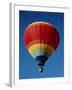 Colorful Hot Air Balloon in Sky, Albuquerque, New Mexico, USA-null-Framed Photographic Print