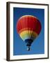 Colorful Hot Air Balloon in Sky, Albuquerque, New Mexico, USA-null-Framed Photographic Print