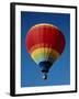 Colorful Hot Air Balloon in Sky, Albuquerque, New Mexico, USA-null-Framed Photographic Print