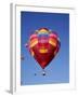 Colorful Hot Air Balloon in Sky, Albuquerque, New Mexico, USA-null-Framed Photographic Print