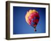 Colorful Hot Air Balloon in Sky, Albuquerque, New Mexico, USA-null-Framed Photographic Print