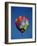 Colorful Hot Air Balloon in Sky, Albuquerque, New Mexico, USA-null-Framed Photographic Print