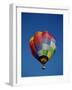 Colorful Hot Air Balloon in Sky, Albuquerque, New Mexico, USA-null-Framed Photographic Print