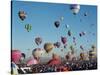 Colorful Hot Air Balloons, Albuquerque Balloon Fiesta, Albuquerque, New Mexico, USA-null-Stretched Canvas