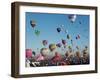 Colorful Hot Air Balloons, Albuquerque Balloon Fiesta, Albuquerque, New Mexico, USA-null-Framed Premium Photographic Print