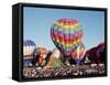 Colorful Hot Air Balloons, Albuquerque Balloon Fiesta, Albuquerque, New Mexico, USA-null-Framed Stretched Canvas