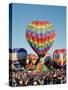 Colorful Hot Air Balloons, Albuquerque Balloon Fiesta, Albuquerque, New Mexico, USA-null-Stretched Canvas