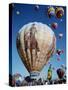 Colorful Hot Air Balloons, Albuquerque Balloon Fiesta, Albuquerque, New Mexico, USA-null-Stretched Canvas