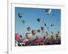 Colorful Hot Air Balloons, Albuquerque Balloon Fiesta, Albuquerque, New Mexico, USA-null-Framed Photographic Print