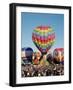 Colorful Hot Air Balloons, Albuquerque Balloon Fiesta, Albuquerque, New Mexico, USA-null-Framed Photographic Print