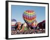 Colorful Hot Air Balloons, Albuquerque Balloon Fiesta, Albuquerque, New Mexico, USA-null-Framed Photographic Print