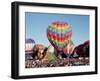 Colorful Hot Air Balloons, Albuquerque Balloon Fiesta, Albuquerque, New Mexico, USA-null-Framed Photographic Print