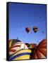 Colorful Hot Air Balloons, Albuquerque, NM-Bill Bachmann-Framed Stretched Canvas