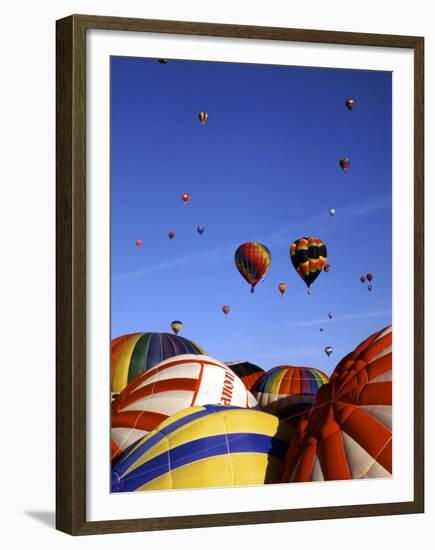 Colorful Hot Air Balloons, Albuquerque, NM-Bill Bachmann-Framed Premium Photographic Print