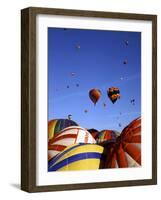 Colorful Hot Air Balloons, Albuquerque, NM-Bill Bachmann-Framed Photographic Print