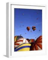 Colorful Hot Air Balloons, Albuquerque, NM-Bill Bachmann-Framed Photographic Print