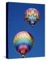 Colorful Hot Air Balloons in Sky, Albuquerque, New Mexico, USA-null-Stretched Canvas