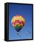 Colorful Hot Air Balloons in Sky, Albuquerque, New Mexico, USA-null-Framed Stretched Canvas