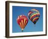 Colorful Hot Air Balloons in Sky, Albuquerque, New Mexico, USA-null-Framed Photographic Print