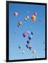 Colorful Hot Air Balloons in Sky, Albuquerque, New Mexico, USA-null-Framed Photographic Print