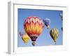 Colorful Hot Air Balloons in Sky, Albuquerque, New Mexico, USA-null-Framed Photographic Print