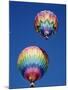 Colorful Hot Air Balloons in Sky, Albuquerque, New Mexico, USA-null-Mounted Photographic Print