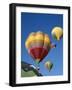 Colorful Hot Air Balloons in Sky, Albuquerque, New Mexico, USA-null-Framed Photographic Print