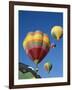 Colorful Hot Air Balloons in Sky, Albuquerque, New Mexico, USA-null-Framed Photographic Print