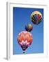 Colorful Hot Air Balloons in Sky, Albuquerque, New Mexico, USA-null-Framed Photographic Print