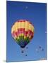 Colorful Hot Air Balloons in Sky, Albuquerque, New Mexico, USA-null-Mounted Photographic Print