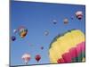 Colorful Hot Air Balloons in Sky, Albuquerque, New Mexico, USA-null-Mounted Photographic Print