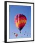 Colorful Hot Air Balloons in Sky, Albuquerque, New Mexico, USA-null-Framed Photographic Print