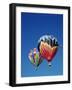 Colorful Hot Air Balloons in Sky, Albuquerque, New Mexico, USA-null-Framed Photographic Print