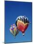 Colorful Hot Air Balloons in Sky, Albuquerque, New Mexico, USA-null-Mounted Photographic Print