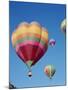 Colorful Hot Air Balloons in Sky, Albuquerque, New Mexico, USA-null-Mounted Photographic Print