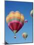 Colorful Hot Air Balloons in Sky, Albuquerque, New Mexico, USA-null-Mounted Photographic Print