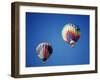 Colorful Hot Air Balloons in Sky, Albuquerque, New Mexico, USA-null-Framed Photographic Print