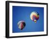 Colorful Hot Air Balloons in Sky, Albuquerque, New Mexico, USA-null-Framed Photographic Print