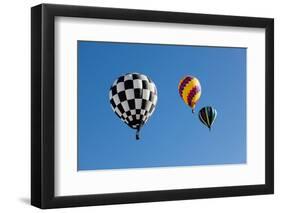 Colorful Hot Air Balloons on a Sunny Day-flippo-Framed Photographic Print
