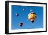 Colorful Hot Air Balloons on a Sunny Day-flippo-Framed Photographic Print