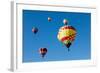 Colorful Hot Air Balloons on a Sunny Day-flippo-Framed Photographic Print