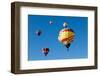 Colorful Hot Air Balloons on a Sunny Day-flippo-Framed Photographic Print