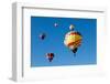 Colorful Hot Air Balloons on a Sunny Day-flippo-Framed Photographic Print