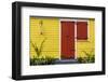 Colorful house in Christiansted, St. Croix, US Virgin Islands.-Michael DeFreitas-Framed Photographic Print